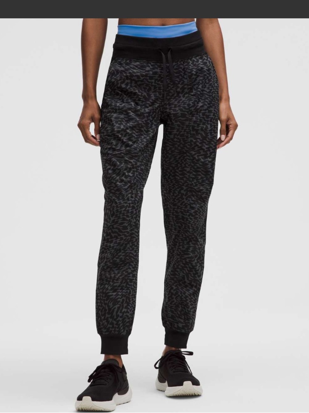 Lululemon Dance Studio Mid-Rise Jogger Leopard Warp Black Multi Size 8